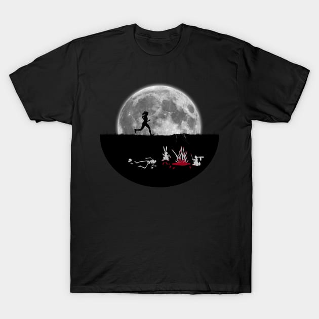 Night Runner 1 T-Shirt by randompixel